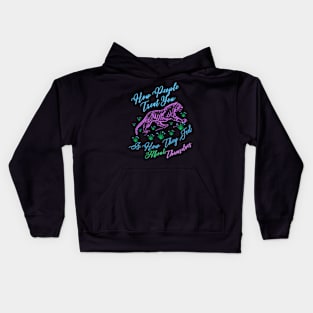 How People Treat You Kids Hoodie